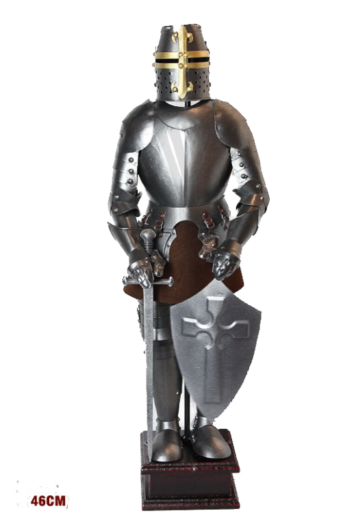armatura da  collezione in metallo cm 46
