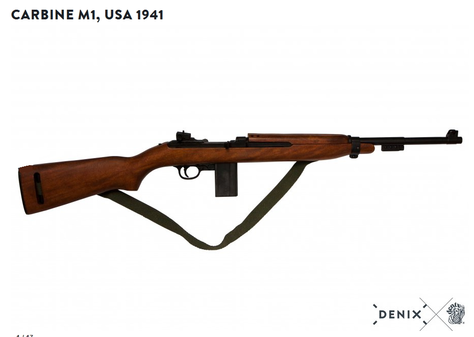 replica carabina m1 con tracolla