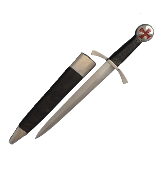 pugnale templare acciaio carbonio en45