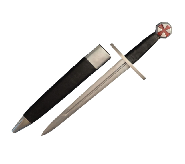 pugnale templare acciaio carbonio en45 -2