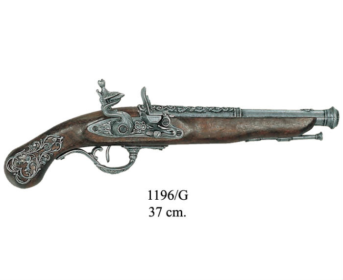 replica pistola inglese sec. xviii