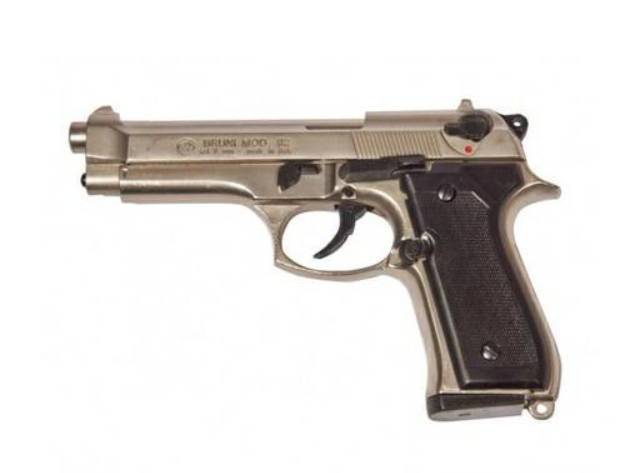 pistola 92 silver 8mm a salve