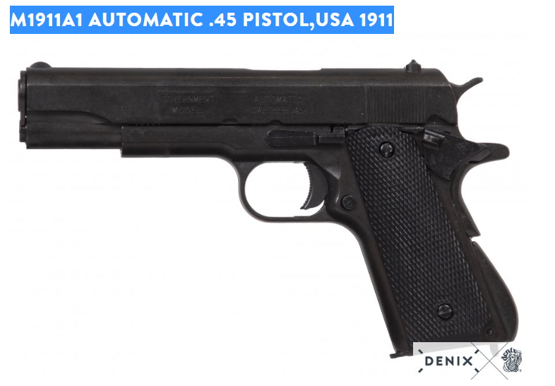 pistola replica m1911a1 automatica.45 ,usa 1911