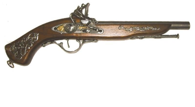 pistola antica replica inglese  sec.xvii