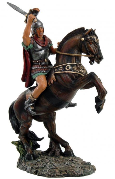 gladiatore armato a cavallo