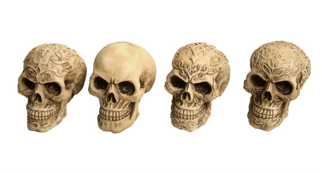 set teschi mini (12 pezzi )