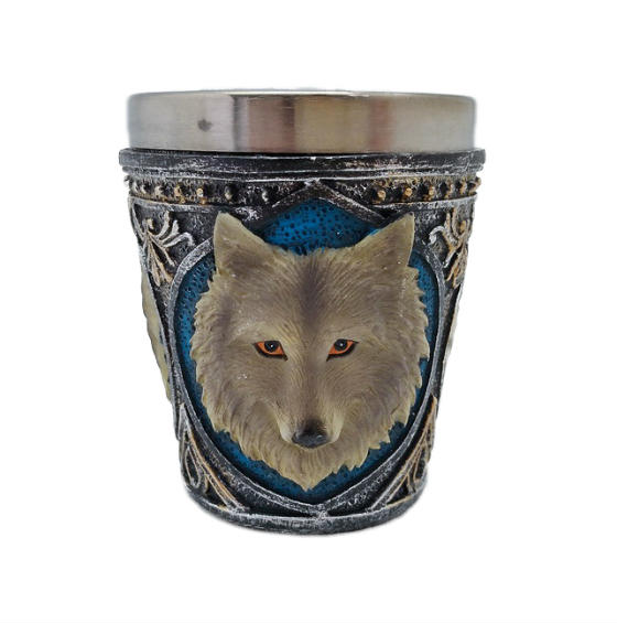 bicchiere shot lupo grigio