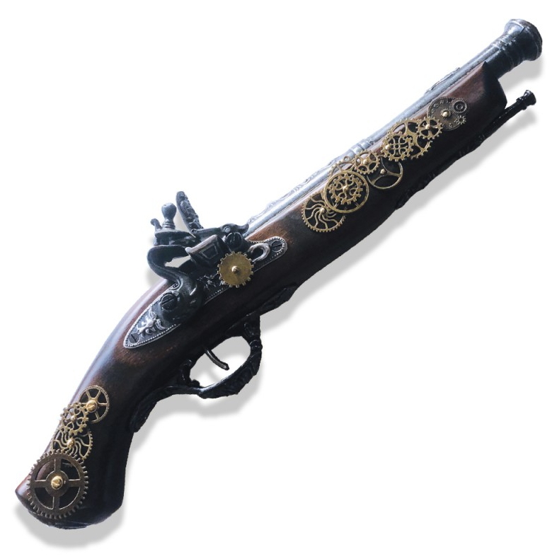 pistola steampunk due