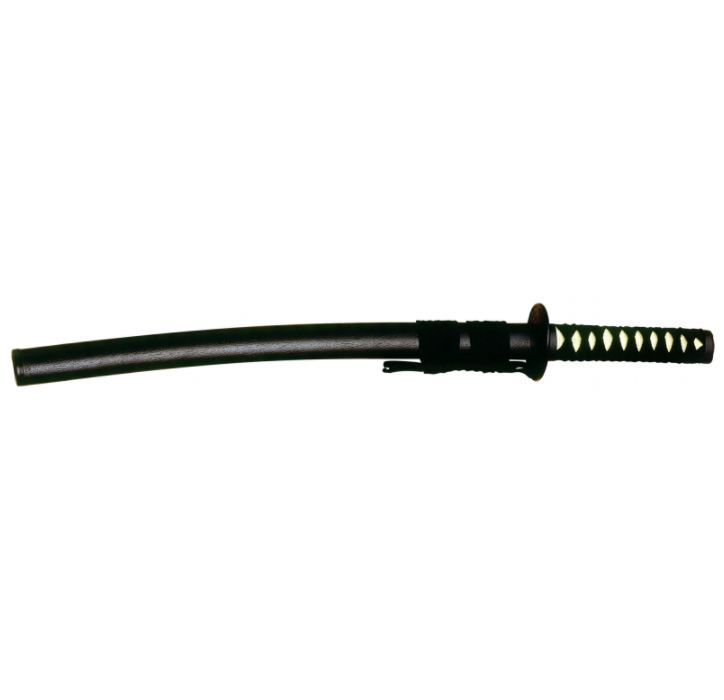 wakizashi alta qualita' classic black toledo