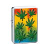 imitazione - zippo  cromato lucido + pvc stiker maria