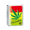 imitazione -zippo  cromato lucido+pvc stiker maria