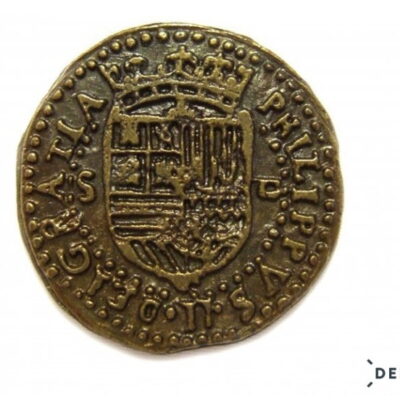 moneta doblone scudo color oro