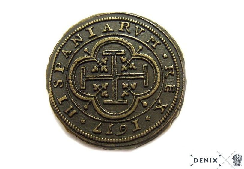 moneta 100 scudi color oro