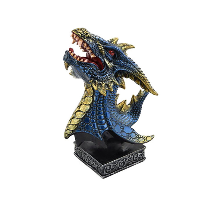 drago colorato busto medio h.cm 16.5