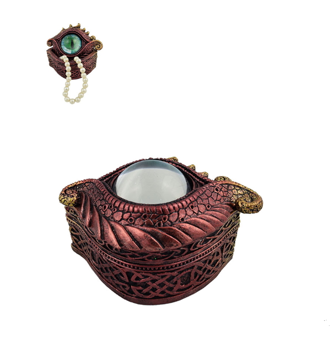 scatola con occhio di drago cm 6