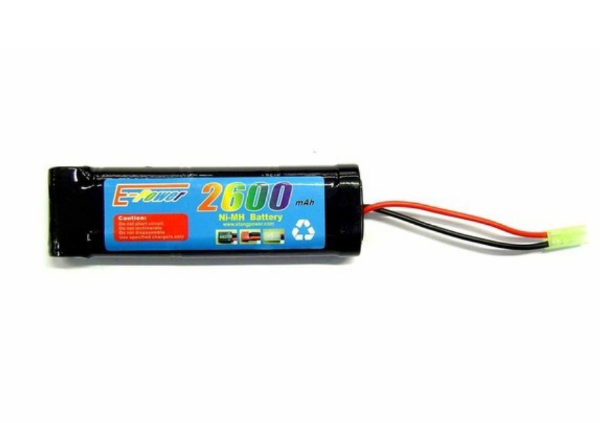 batteria ni-mh 8.4v x 2600 mah e-power