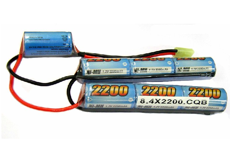 batteria ricaricabile softair cqb 8.4v2200