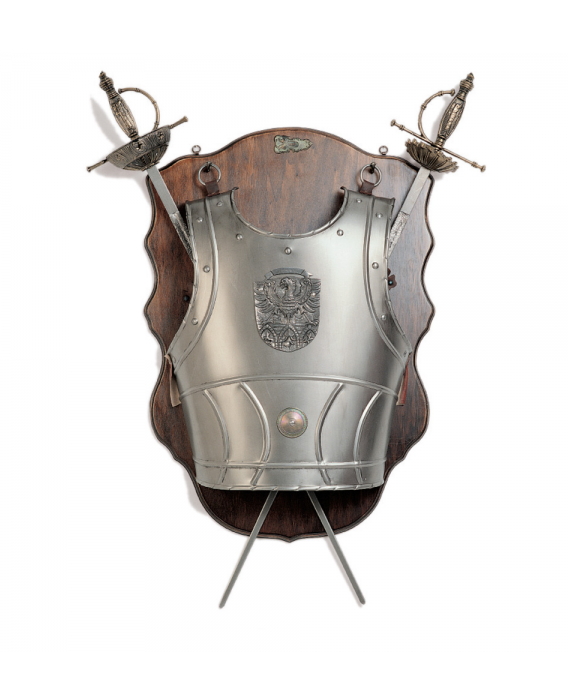 scudo trofeo pettorale e spade