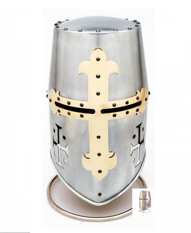 elmo templare alta qualita' toledo marto