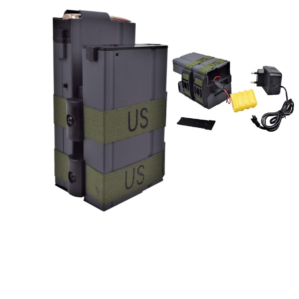 caricatore elettrico 900 colpi per m14