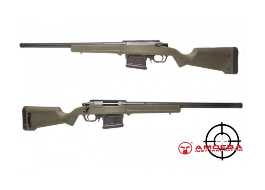 striker fucile sniper in metallo olive