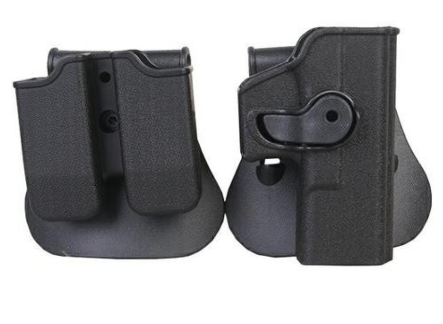 fondina + porta caricatore per glock