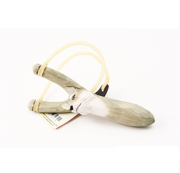 fionda in legno volpe