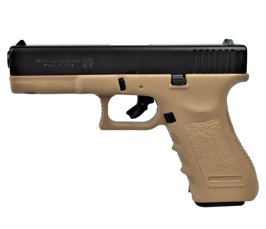 pistola a salve gap calibro 9mm bicolore
