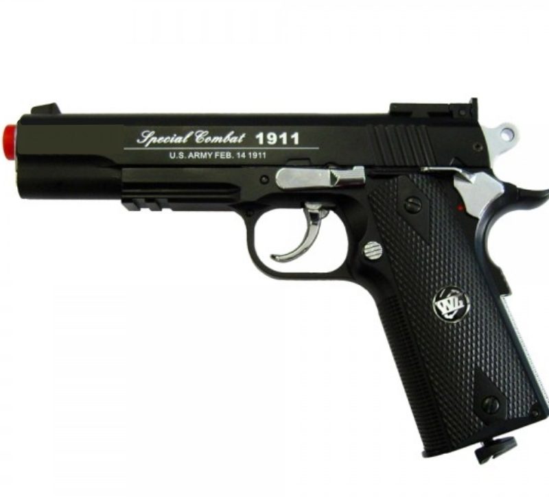 pistola softair in metallo co2