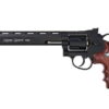 revolver a co2 canna da 4" argento