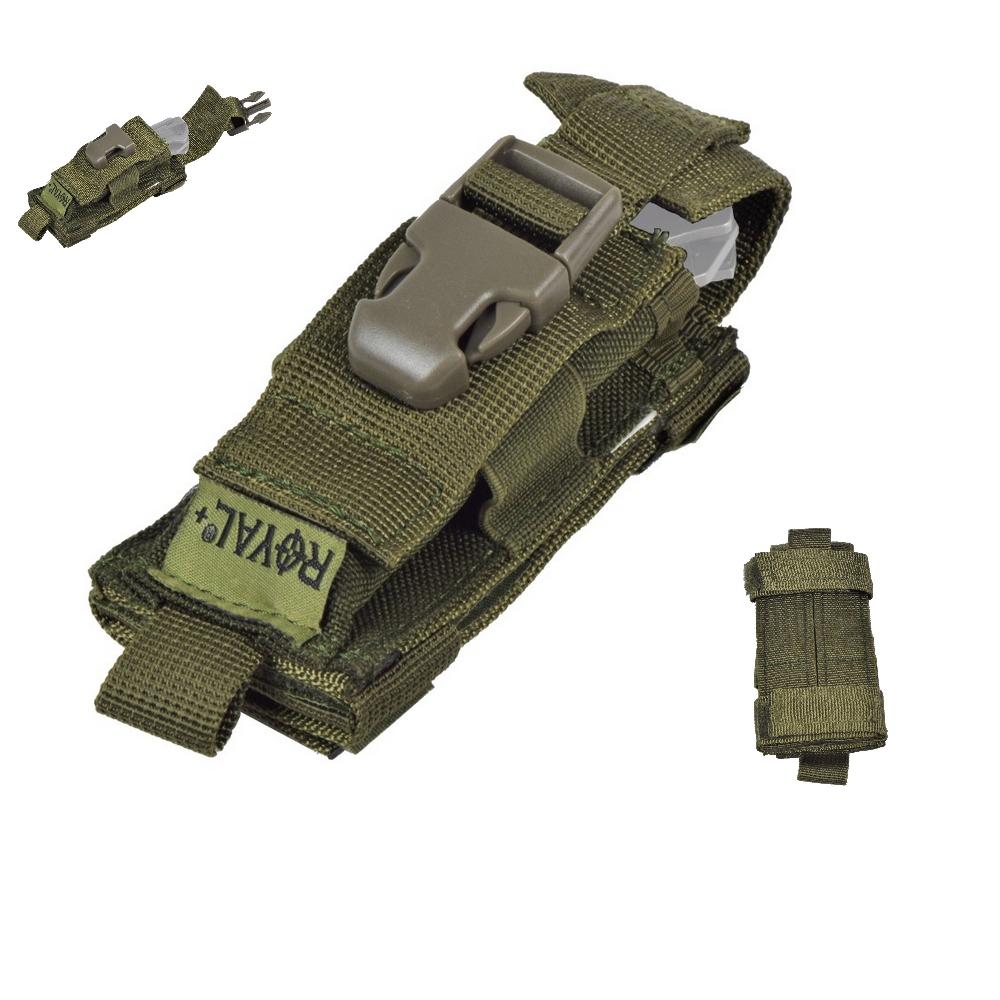 fodero porta coltello tascabile pieghevole olive drab