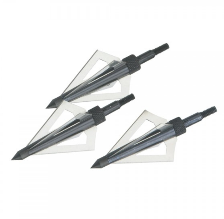 set 3 punte  a 4 lame caccia