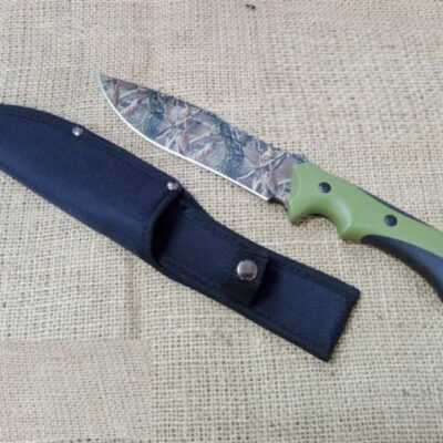 coltello lama fissa jungle green