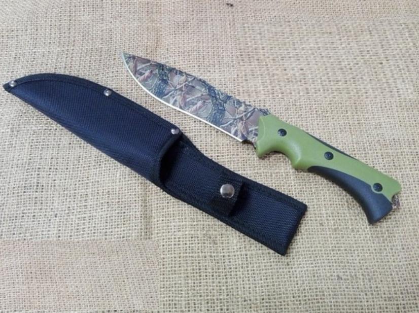 coltello lama fissa jungle green