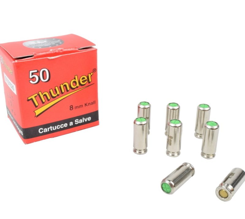 colpi a salve calibro 8mm thunder made in italy