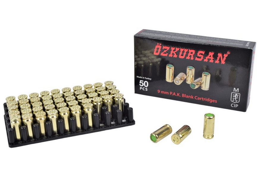 cartucce a salve calibro 9mm 50 pezzi