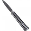 coltello butterfly da allenamento nero