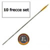 freccia per arco da 30 / 75 libbre 10 pezzi