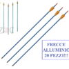 freccia set 20 pezzi in alluminio 30'' - 80cm