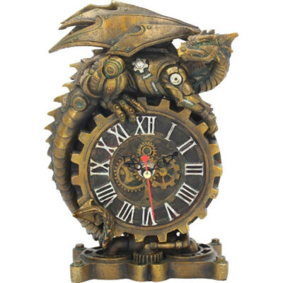 orologio steampunk drago