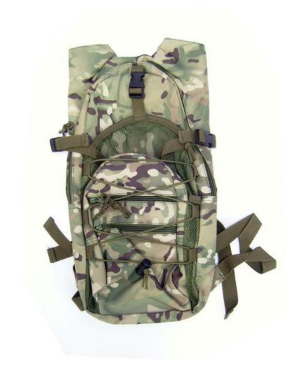zaino multicam con 7 tasche royal