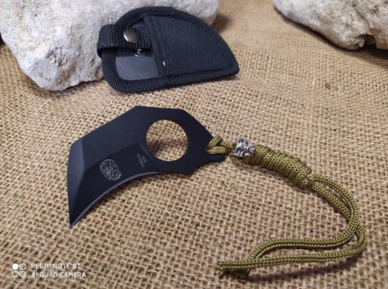 coltello modello finger knife nero