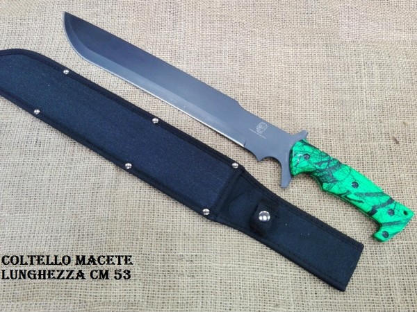 coltello macete verde fluo cougar collection
