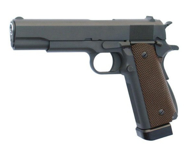 pistola colt  1911 co2 nera full metal