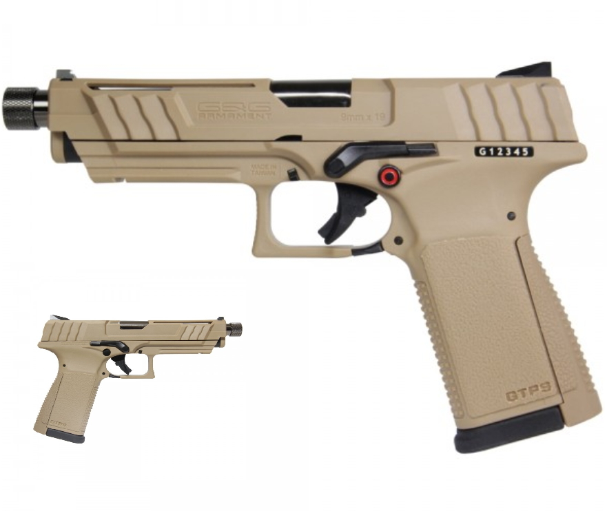 pistola a gas gtp9 desert tan