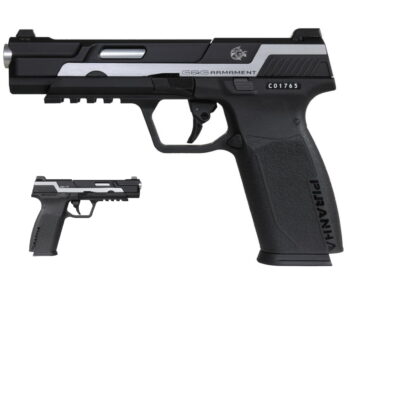pistola a gas piranha mk i silver