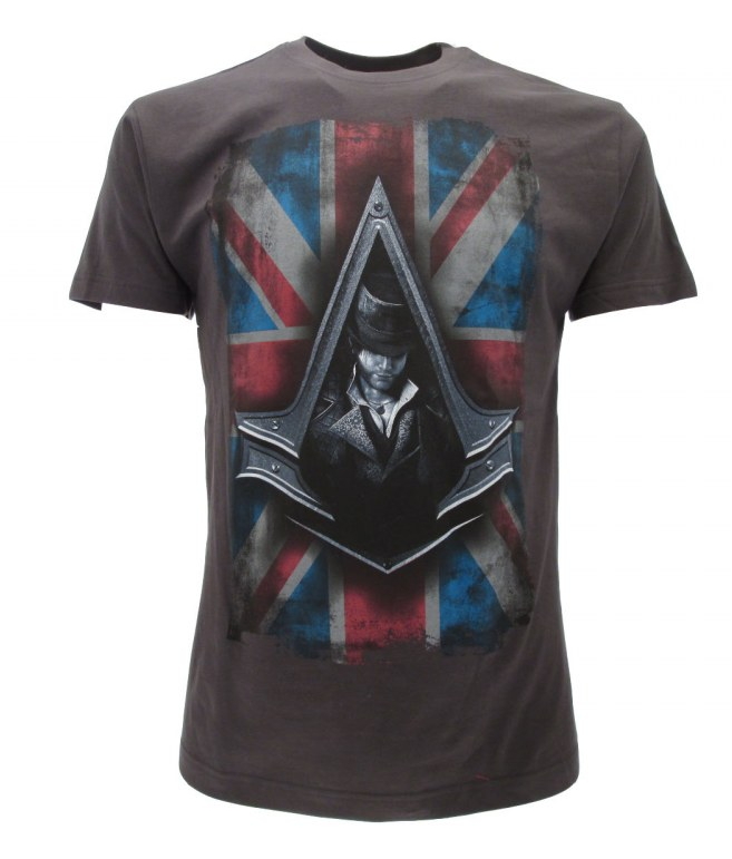 assassin's creed t-shirt syndicate bandiera inglese