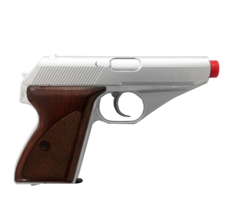 pistola softair mauser silver
