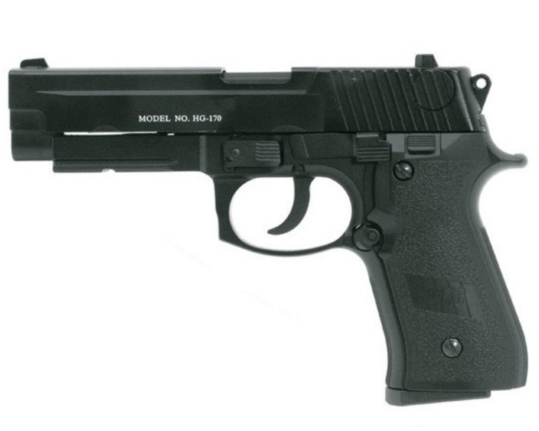 pistola a gas sigp170 scarrellante