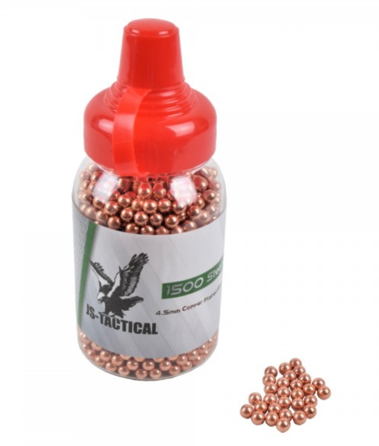 pallini in acciaio ramati 4,5mm 1500 pezzi